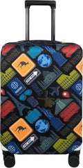 Explore Land Travel Luggage Cover Suitcase Protector Fits 27-30 Inch Case by ExploreLand