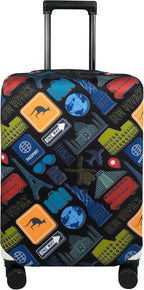 Explore Land Travel Luggage Cover Suitcase Protector Fits 27-30 Inch Case by ExploreLand