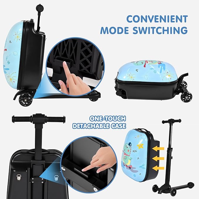 4-in-1 Detachable Scooter Luggage - Image 7