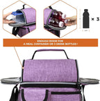 opux Lunch Bag Women Insulated, Adult Lunch Box Cooler, Lunch Box - Image 7