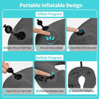 2 Pack Inflatable Travel Neck Pillows - Image 5