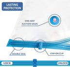 8 Jumbo Vacuum Storage Bags, Space Saver Bags Compression Storage Bags - Image 6