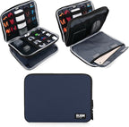 BUBM Double Layer Electronics Organizer, Travel Gadget Bag by BUBM