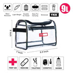 Rough Enough Clear Makeup Toiletry Bag Cosmetic Organizer Large Medicine Pouch - Image 3