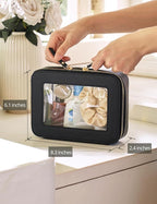 Popvibe Clear Makeup Bag Travel Cosmetic Case Transparent Toiletry Bag - Image 3
