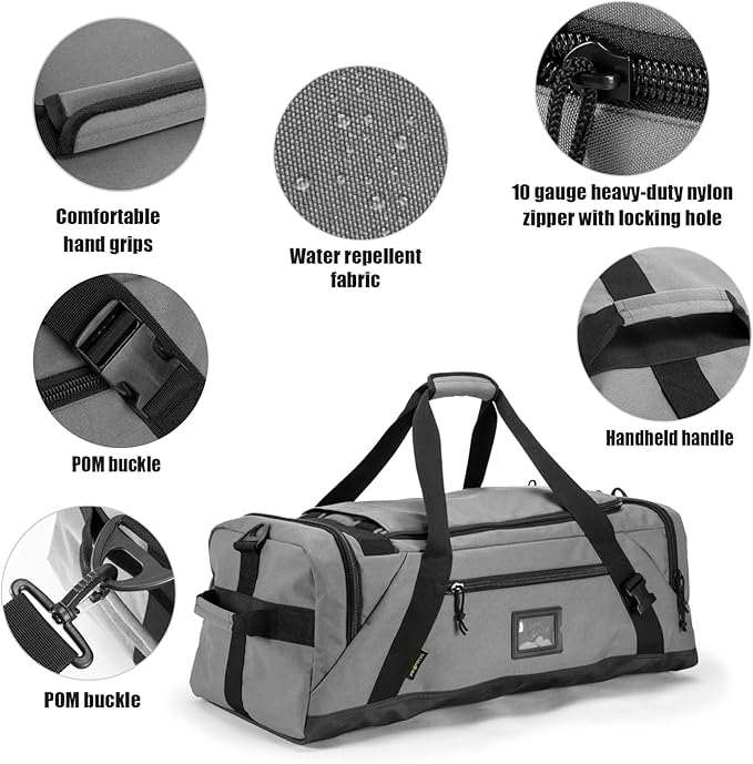 90L Large Duffle Bag, Gym Bags For Men Weekend Bag For Women Travel Backpack - Image 5