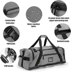 90L Large Duffle Bag, Gym Bags For Men Weekend Bag For Women Travel Backpack - Image 5