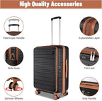 3-Piece 20/24 Top Opening Hardshell Lightweight Luggage and 28-Inch Clamshell - Image 6
