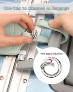 Teskyer Luggage Tags, 3 Pack Premium PU Leather Luggage Tags - Image 5