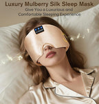 LC-dolida Luxurious Silk Soft Sleep Mask, Sleep Headphones - Image 6