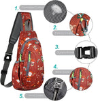 TITECOUGO Small Sling Bag, Lightweight Crossbody Backpack - Image 5