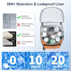 SPARTER Backpack Cooler Insulated Leak Proof 33/49 Cans, 2 Insulated - Image 6