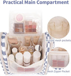 Narwey Checked Hanging Travel Toiletry Bag - Image 2