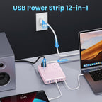 12-in-1 Charging Station USB C Power Strip - Image 3