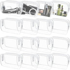 16 Pieces Clear Makeup Bags Bulk, TSA Approved Toiletry Bag by YedsIntu
