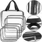 APREUTY Clear Makeup Bags, TSA Approved 6 Pcs Cosmetic Makeup Bags Set Clear PVC - Image 6
