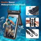 Double Space Waterproof Phone Pouch, 2 Pack Waterproof Phone Case - Image 3