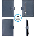 Passport Holder for Travel Women RFID Blocking Genuine Leather Passport Wallet - Image 6