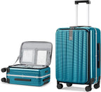 Hanke 26 Inch Large Luggage Suitcase Top Opening Aluminum Frame Tsa Luggage by Hanke