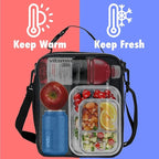 opux Insulated Lunch Box for Men Women Adult, Compact Lunch Bag for Kids Boy - Image 8
