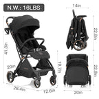 Gravity Folding Baby Stroller - Image 8