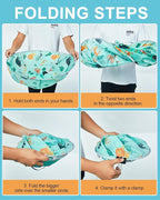 Lictin Haircut Capes Umbrella for Kids - Hair Cutting Haircut Cape Kids Waterproof Foldable Adjustment, Hairdressing Umbrella Cape Apron with 1PCS Black Comb