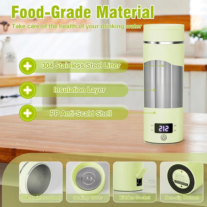 Travel Electric Kettle Portable Mini Kettle, Small Hot Water Boiler - Image 6