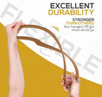 50 Pack New Premium Quality Velvet Hangers Ultra Thin Non Slip Adult Felt Space - Image 8