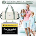 Travel Duffel Bag, Sports Tote Gym Bag, Shoulder Weekender Overnight Bag - Image 2