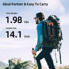Fotopro Carbon Fiber Tripod 60 Inch 360 Degree Ball Head Quick Release Plate - Image 2