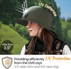 ZOORON Sun Hat for Men Women Fishing Hat - Image 3