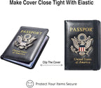 Passport Holder for Travel Passport Cover for Men Passport Wallet Case - Image 4