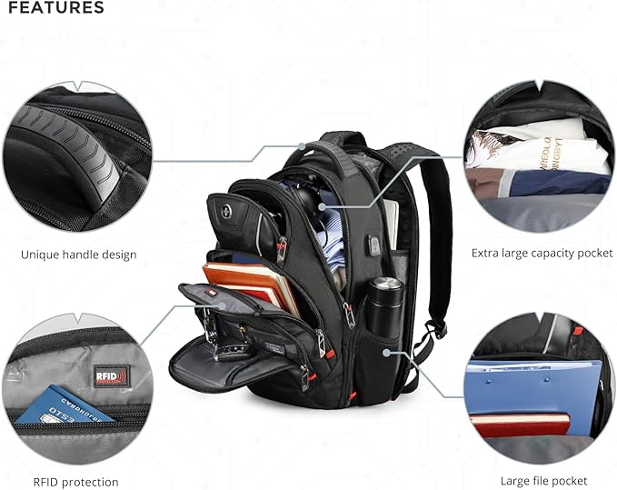 Swissdigital Design Men's Laptop Backpack - Image 5