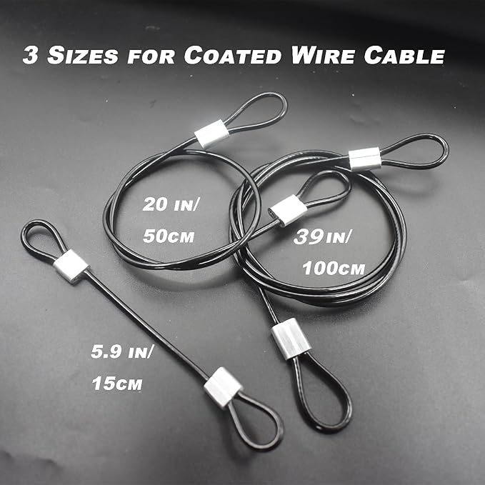 20 pcs 6 inch 3mm Thickness Stainless Steel Wire Cable - Image 5