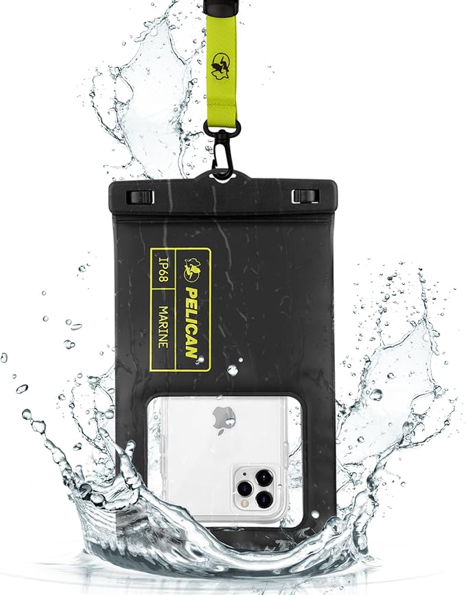 Pelican Marine - IP68 Waterproof Phone Pouch Floating Waterproof Phone Case - by Pelican