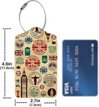 Travel Icons 2 Pack Luggage Tag - Image 4