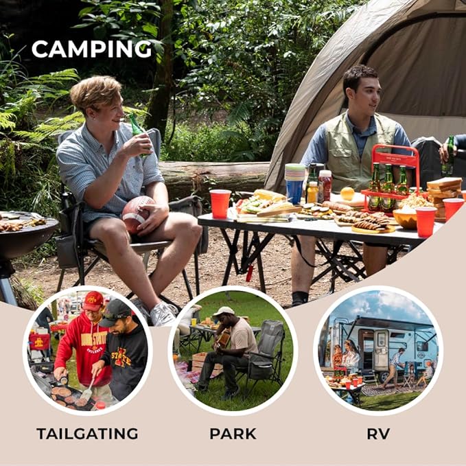 Heavy Duty Portable Folding Camping Chair - Image 6