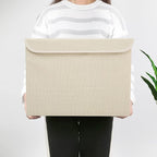 Large 42 Quarts Collapsible Stackable Storage Bins Cube - Image 3