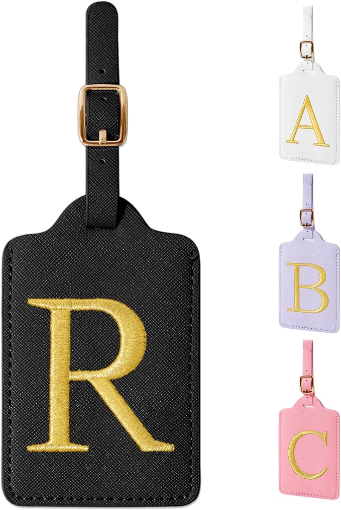 Personalized Initial Luggage Tags by izuzta