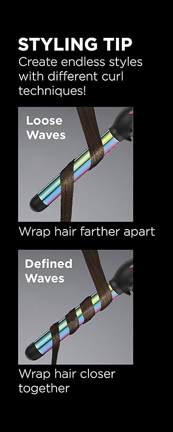 INFINITIPRO BY CONAIR Rainbow Titanium 1-Inch Curling Wand