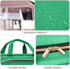 Toiletry Bag for Women with Jewelry Organizer Compartment, Travel Makeup - Image 4