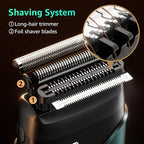 Electric Foil Shavers for Men, Mini Electric Razor, Compact Face Shaver - Image 3