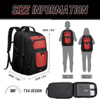 Z-MGKISS Big Travel Backpack, Large Laptop Backpack, TSA Approved Bag 50L - Image 4