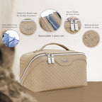 BOYATU Travel Makeup Bags for Women: Large Cosmetic Bag - Image 2