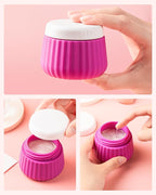 4 Pack Travel Size Silicone Jars, TSA Approved, Leak Proof, Bright Colors - Image 2