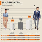 AnyZip Luggage Sets 2 Piece Aluminum Frame Carry On and Checked Suitcase PC ABS - Image 3