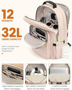 LOVEVOOK Laptop Backpack for Women, Travel Computer Work Bags - Image 2