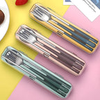 DEVICO Portable Utensils, Travel Reusable Silverware Flatware Set - Image 6