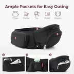 Momcozy Baby Carrier with Hip Seat, 2-in-1 Forward-Facing Carry - Image 4