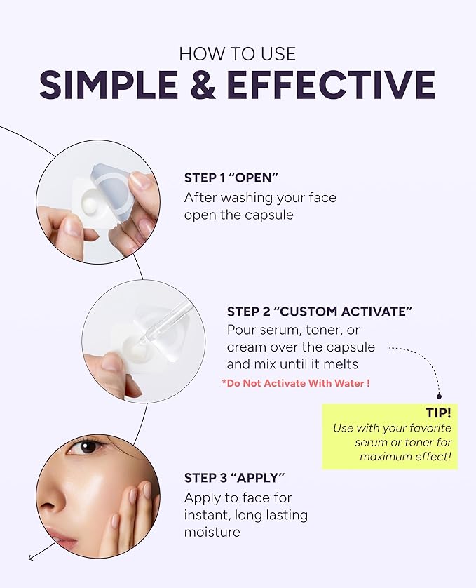Collagen Boosting Melting Snowball Capsule (30ea) – 660,000ppm Hyaluronic Acid & 261,905ppm Hydrolyzed Collagen – Firm, Smooth, and Hydrated Skin – Freeze-Dried Capsule for Elasticity & Glow